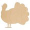 Classic Wood Turkey Cutout, Multiple Sizes, DIY Thanksgiving Party Decor/Craft | Woodpeckers